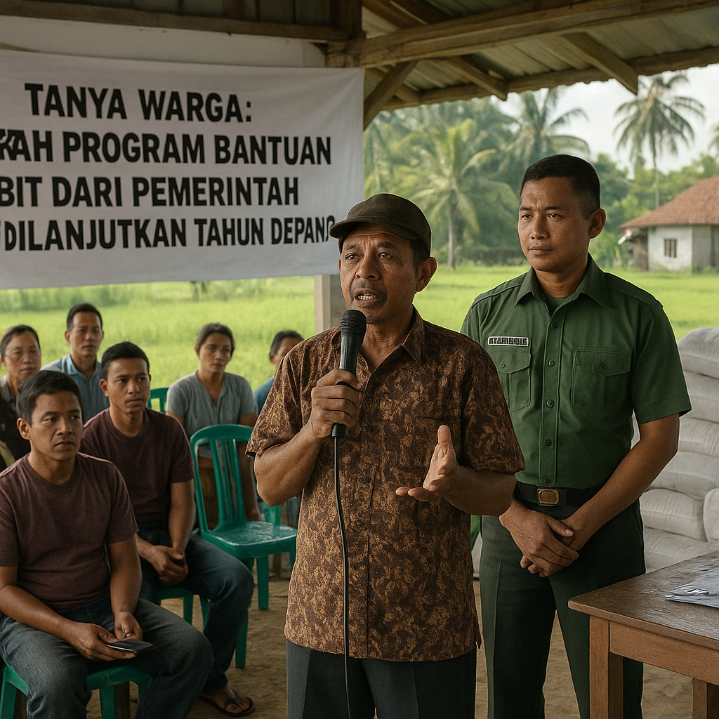 Tanya Warga: Apakah Program Bantuan Bibit dari Pemerintah Akan Dilanjutkan Tahun Depan?