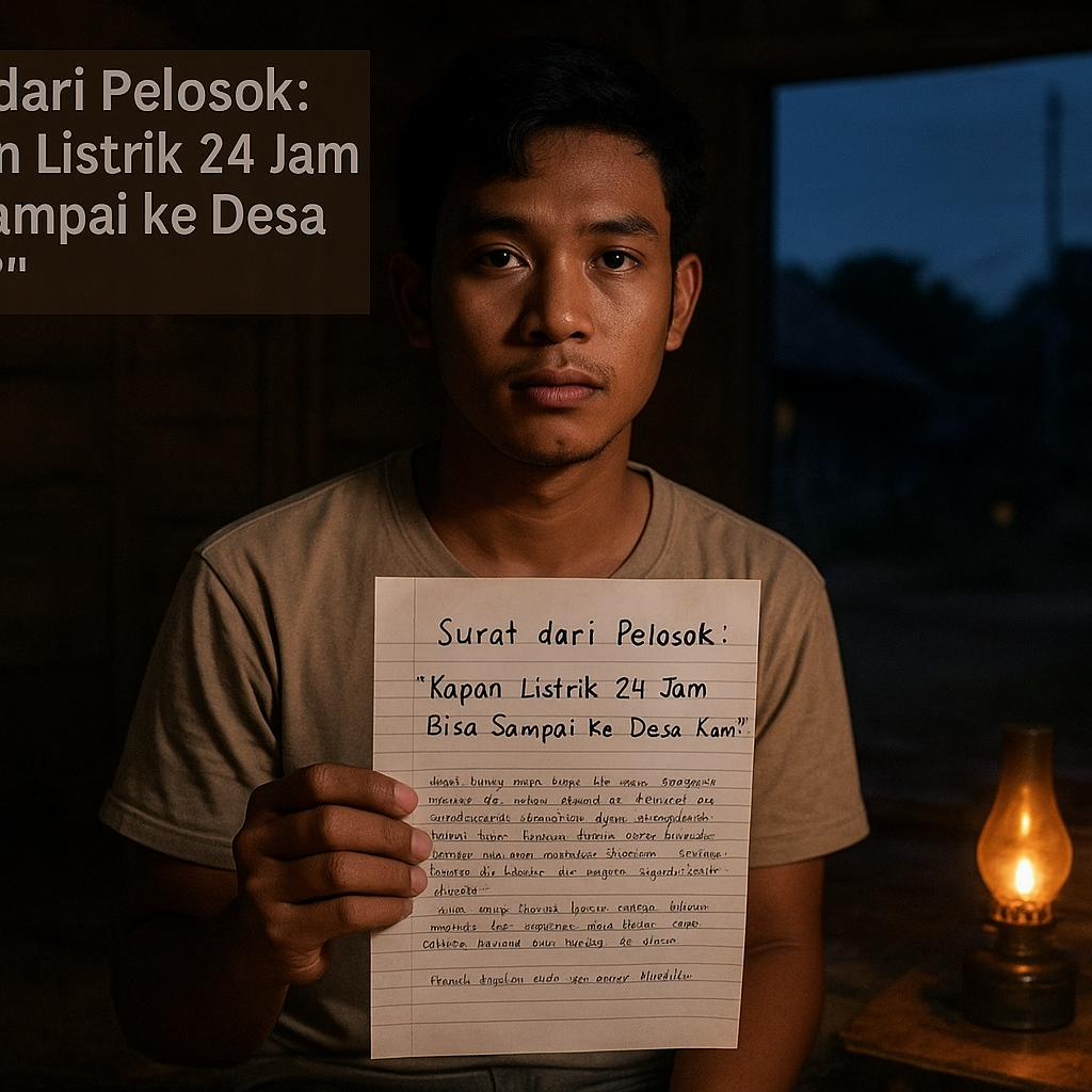 Surat dari Pelosok: "Kapan Listrik 24 Jam Bisa Sampai ke Desa Kami?"