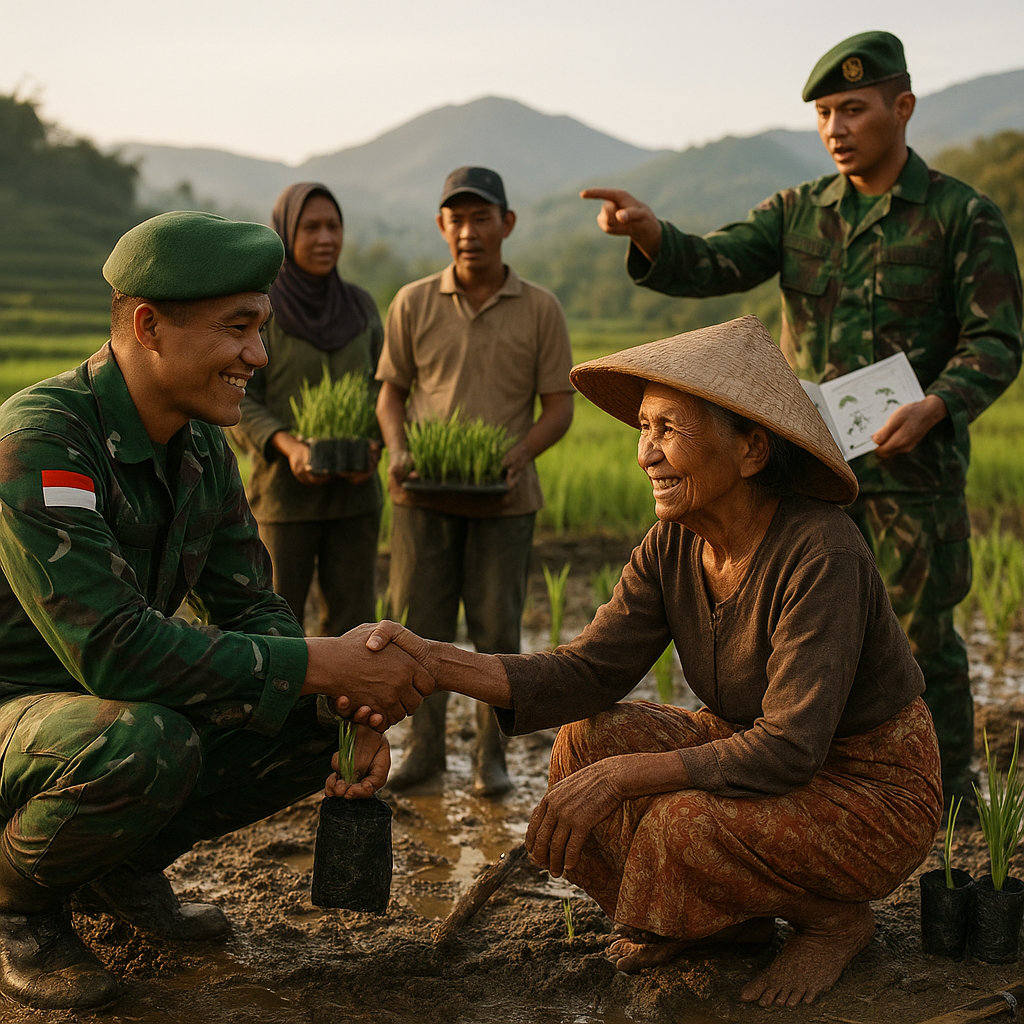 Bantuan Bibit dan Pelatihan Pertanian dari TNI untuk Petani di Sulawesi Tenggara
