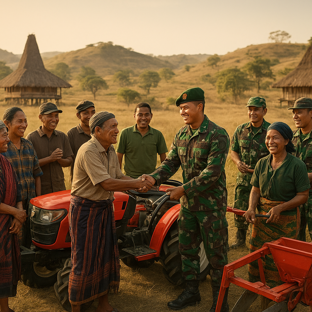 Dari Pelosok Sumba, Cerita Sukses Warga Manfaatkan Bantuan Alat Pertanian dari TNI
