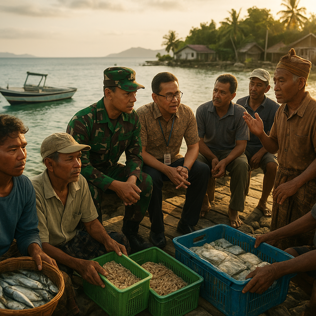 Warga Pulau Terpencil di Sulawesi Tengah Tanyakan Kepastian Bantuan Kapal Motor untuk Angkut Hasil Laut
