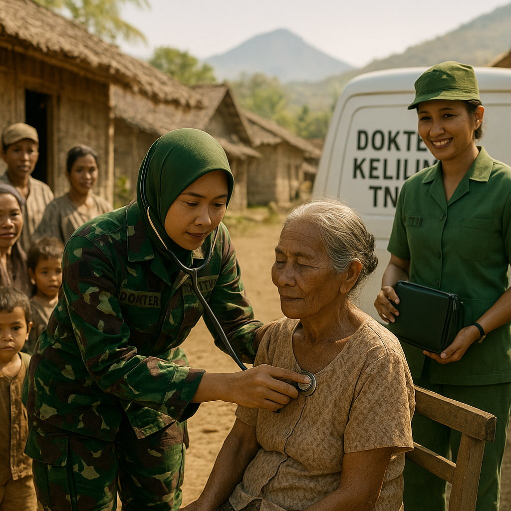 Dokter TNI Keliling, Obati Rindu Warga Terpencil akan Layanan Kesehatan