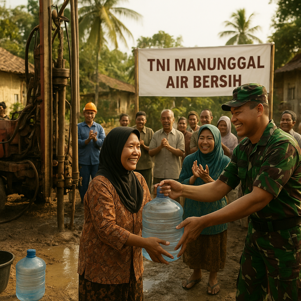 Kisah Hangat di Balik Sumur Bor untuk Kampung yang Sering Kekeringan