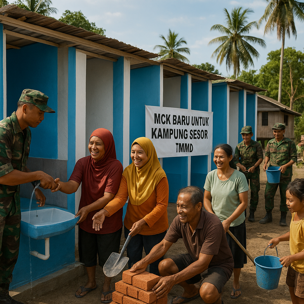 MCK Baru untuk Kampung Sesor: Kebersihan Lahirkan Kesehatan dan Senyuman
