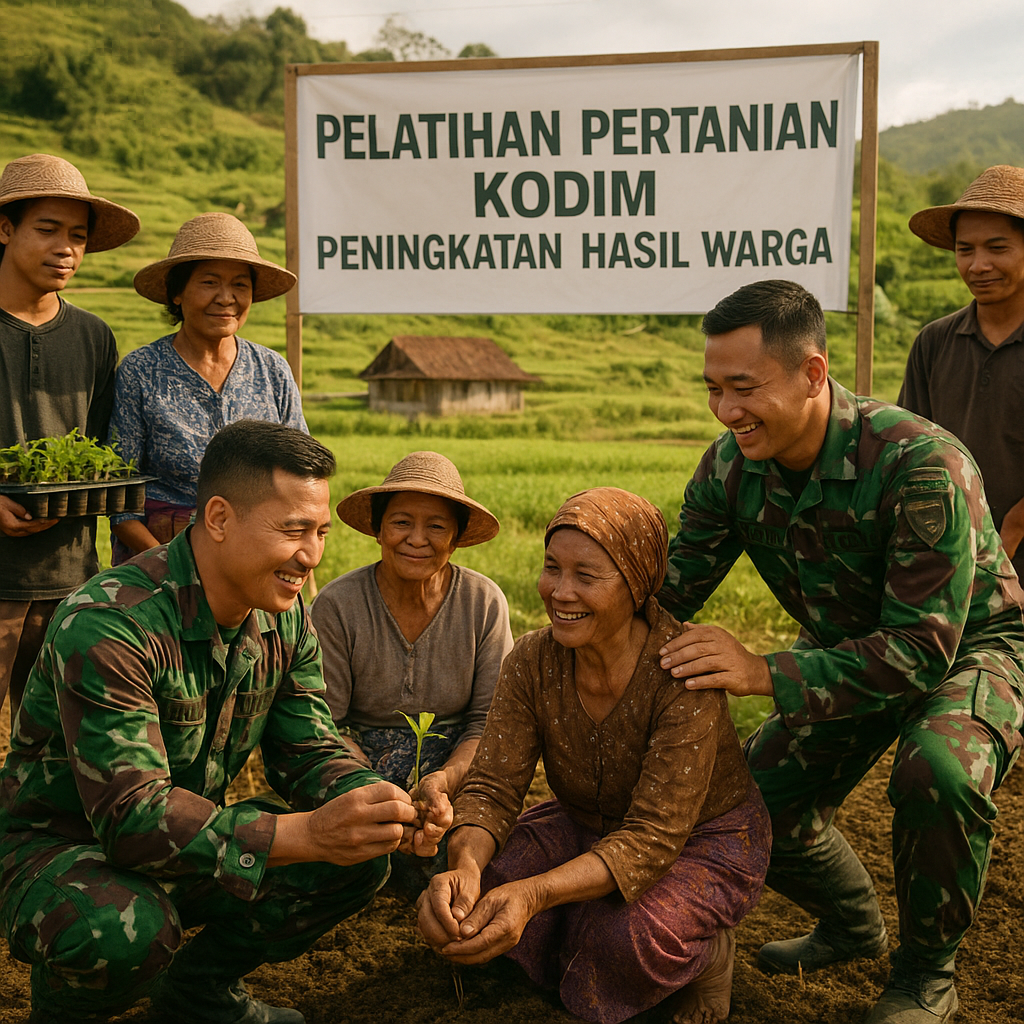 Kodim di Flores Gelar Pelatihan Pertanian untuk Tingkatkan Hasil Warga