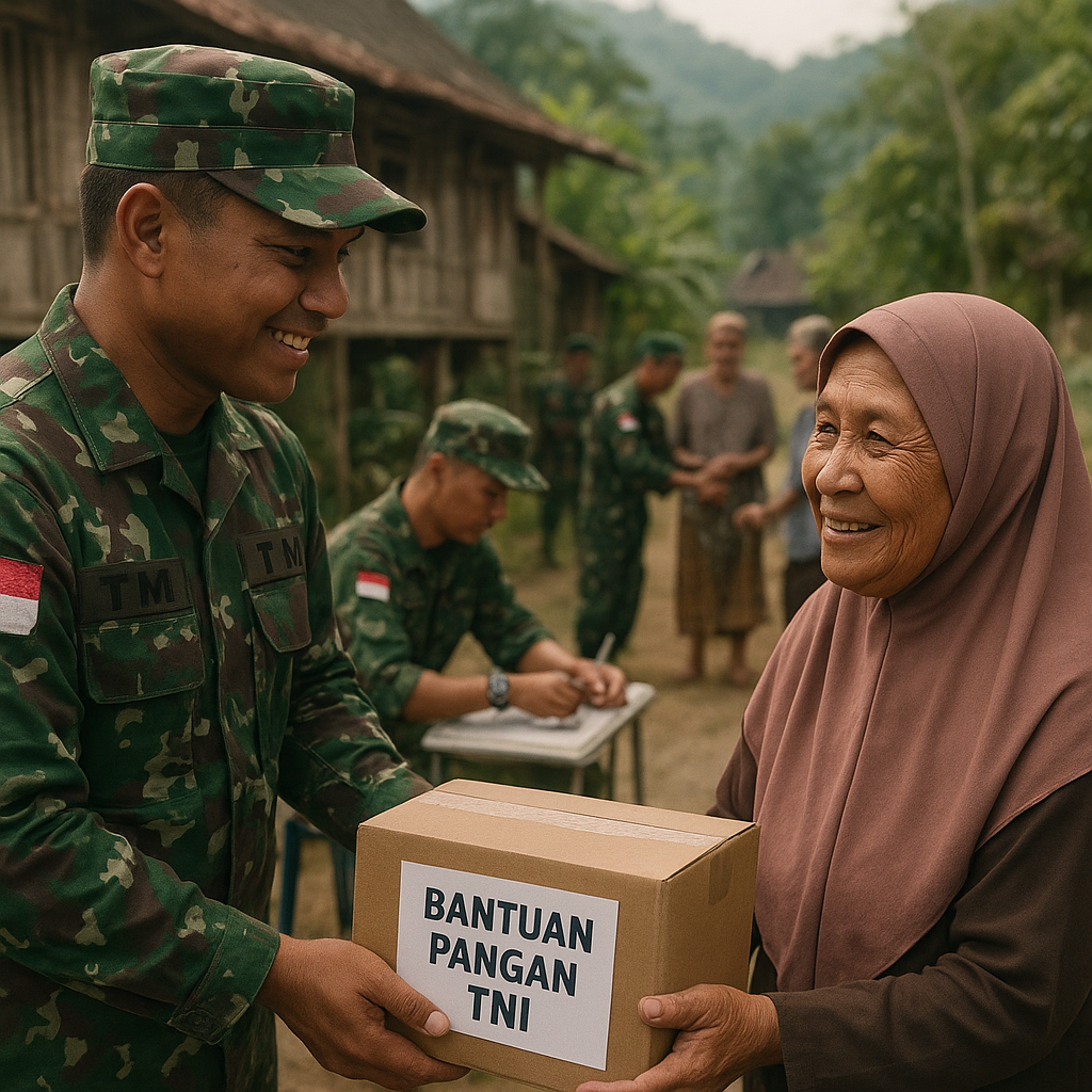 Bantuan Pangan TNI untuk Lansia di Desa Tertinggal Aceh: Satu Paket, Seribu Harapan