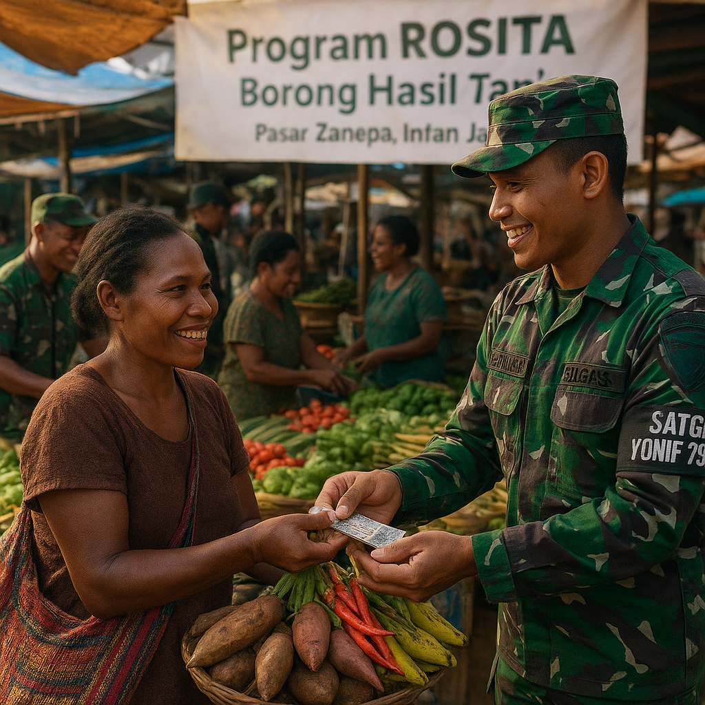 ROSITA Program: Soldiers Turn into Customers, Empowering Intan Jaya Farmers