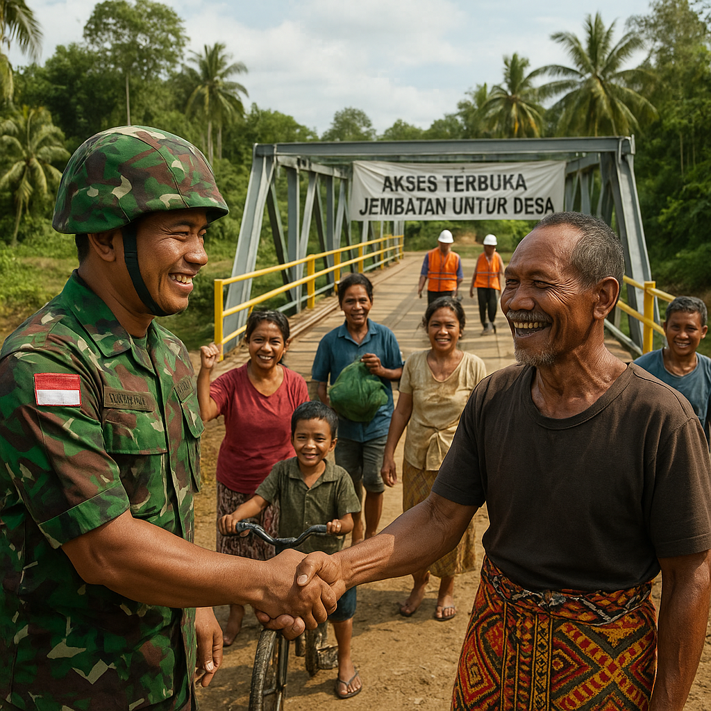 Army Engineers Open Access: Revitalizing a Bridge for Isolated Villages in East Kutai