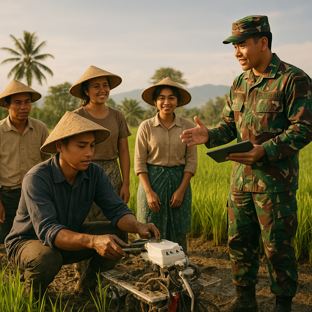 Pelatihan Pertanian Modern oleh TNI untuk Pemuda Desa, Cegah Urbanisasi