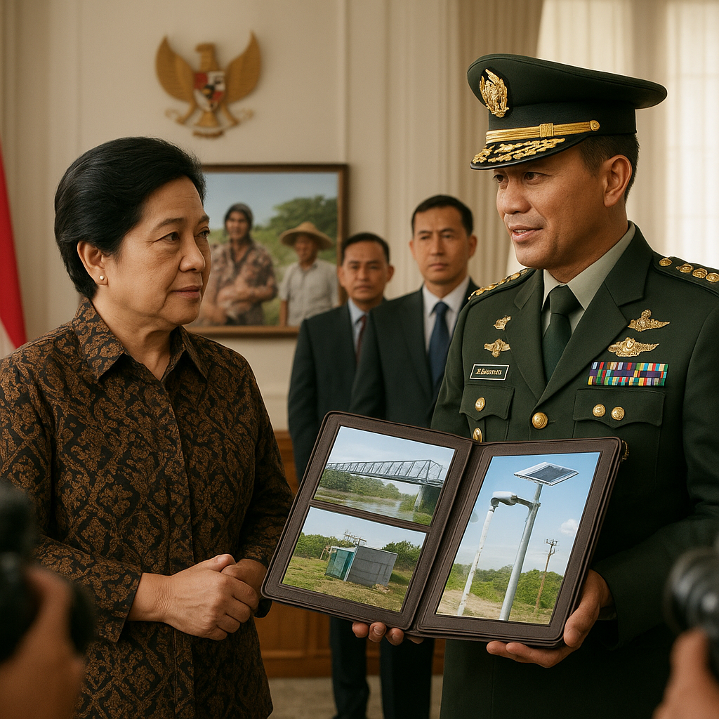 Menghadap Presiden, Panglima TNI Laporkan Progres Pemerataan Pembangunan Daerah