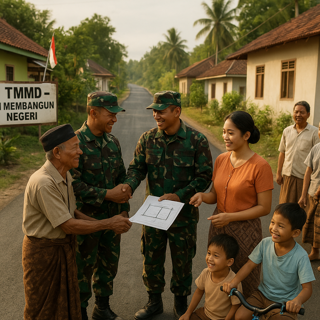 Harapan Kampung Sesor untuk TMMD: TNI Membangun Negeri, Menumbuhkan Asa