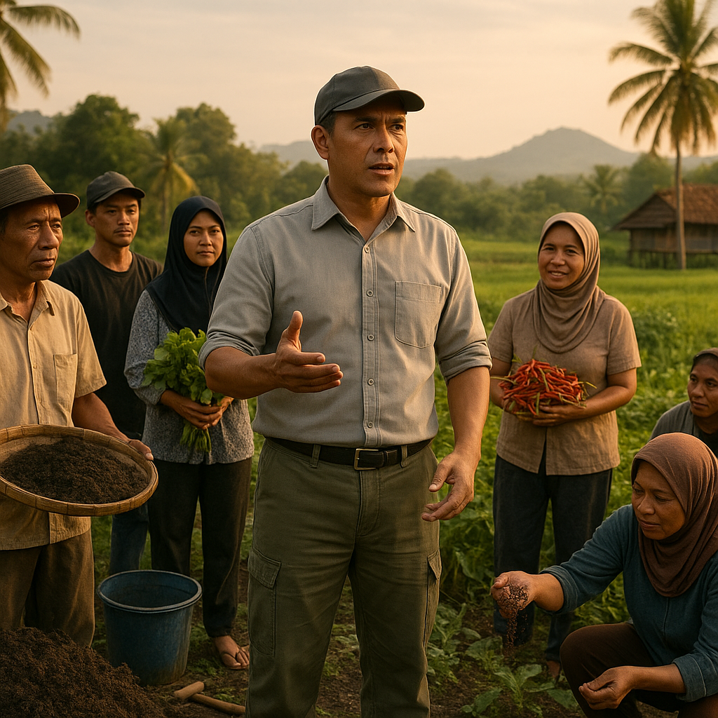 Dari Medan Perang ke Ladang: Mantan Prajurit Kini Jadi Penggerak Pertanian Organik di Desa