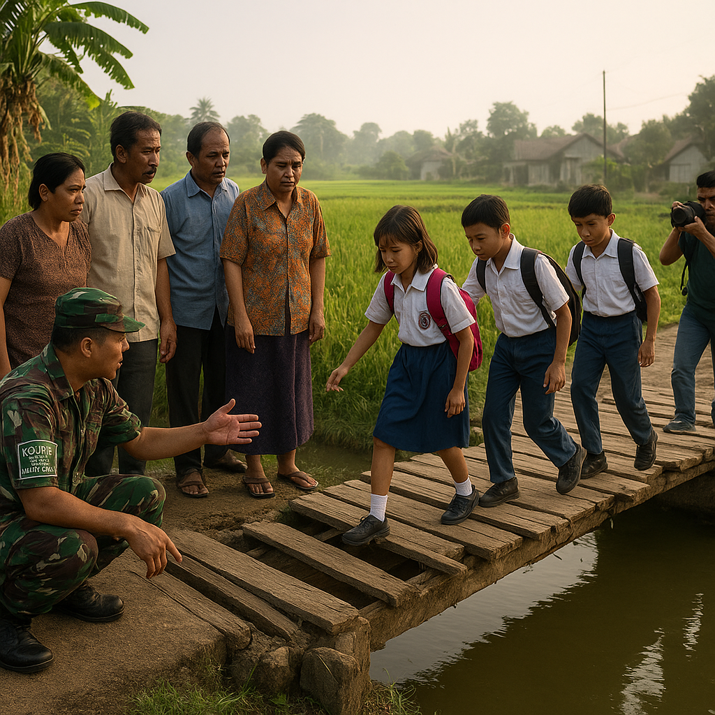 Aspirasi Warga: Warga Desa Minta Perbaikan Jembatan Rusak yang Membahayakan Anak Sekolah