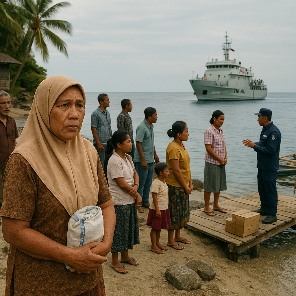 Warga Pulau Terpencil Maluku Utara Menanti Kehadiran Kapal Kesehatan TNI AL