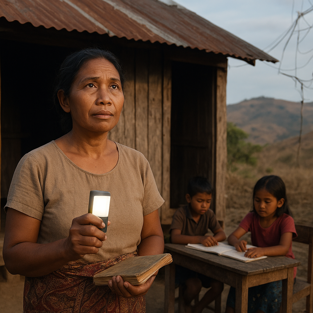 Warga Desa Terpencil NTT Tanya: Kapan Listrik PLN Masuk dengan Stabil?
