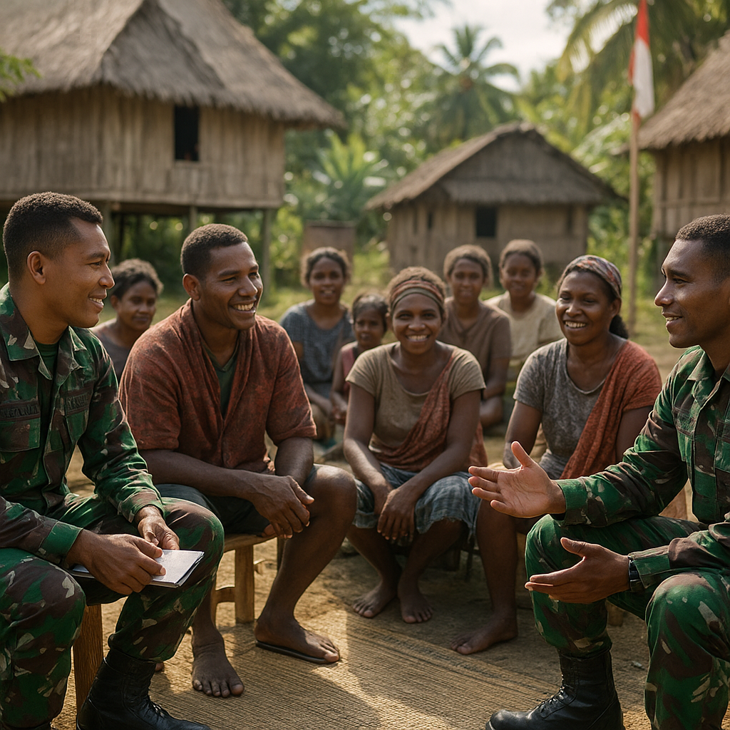 Dialog Hangat di Kendetapa: TNI Mendengar Aspirasi Warga Papua Tengah