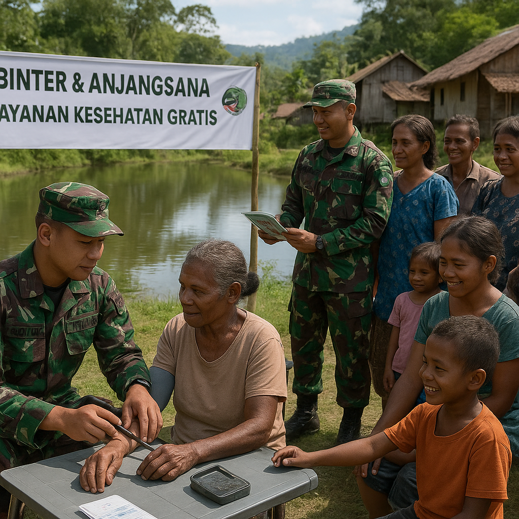 Anjangsana dan Sentuhan Sehat di Kampung Kolam