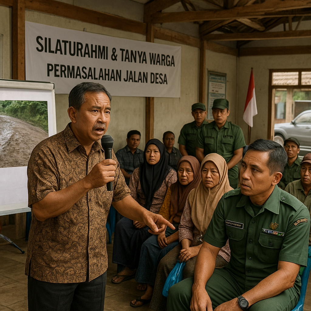 Tanya Warga: "Bisa Bantu Perbaiki Jalan Rusak Berat ke Pasar Desa Kami?" dan Respon Cepat TNI