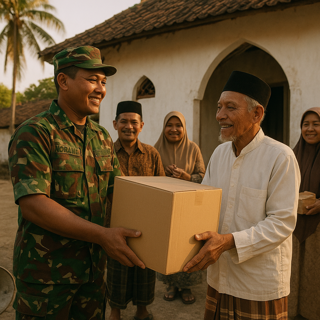 Kisah Pengeras Suara Masjid Rusak, dan Bantuan Tak Terduga dari Koramil