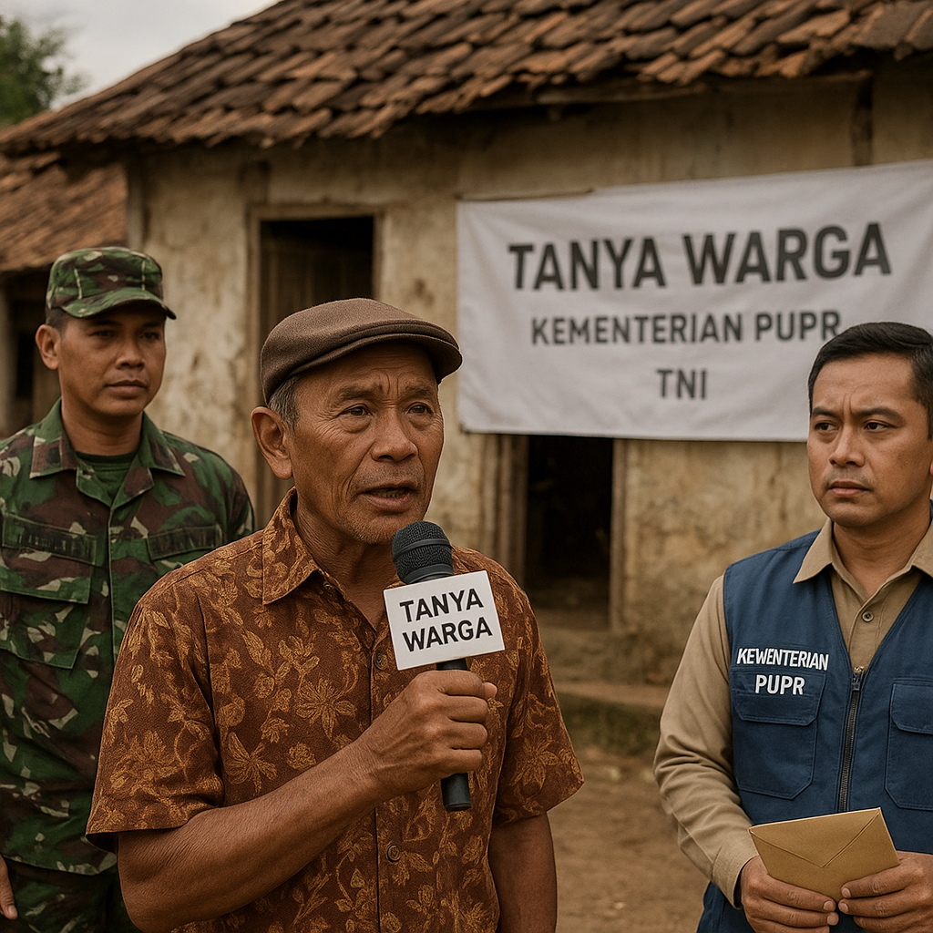 Tanya Warga: 'Kapan Bantuan RTLH Sampai ke Desa Kami?' Ini Jawaban Kementerian PUPR dan TNI