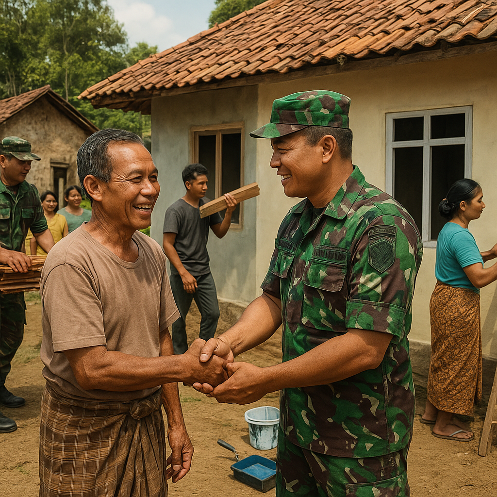 Tanya Warga: Apakah Program Bedah Rumah TNI Hanya untuk Prajurit?