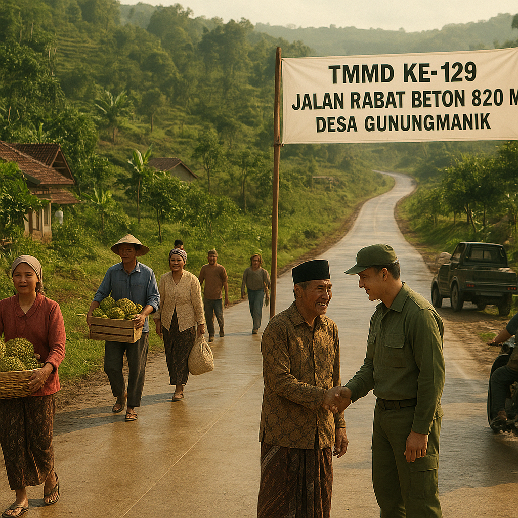 Jalan Baru 820 Meter di Kuningan Buka Gerbang Rezeki Warga Gunungmanik