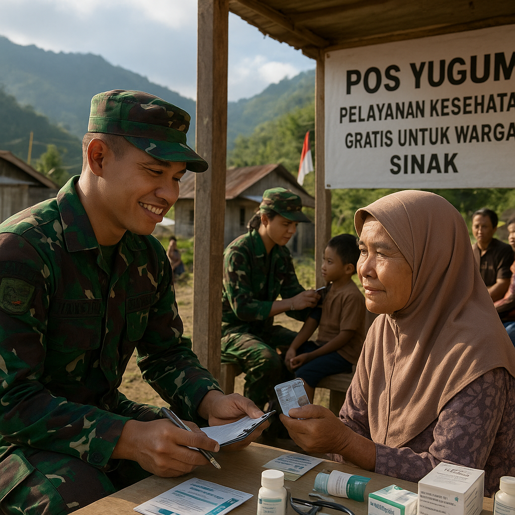 Pelita Kasih dari Pos Yugumi untuk Warga Sinak