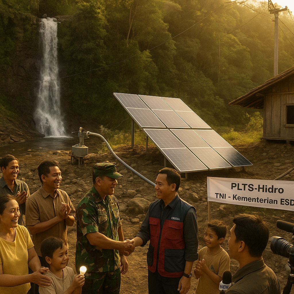 Pembangunan PLTS-Hidro di Desa Pelosok Sulteng: Listrik Akhirnya Menyala Setelah 50 Tahun