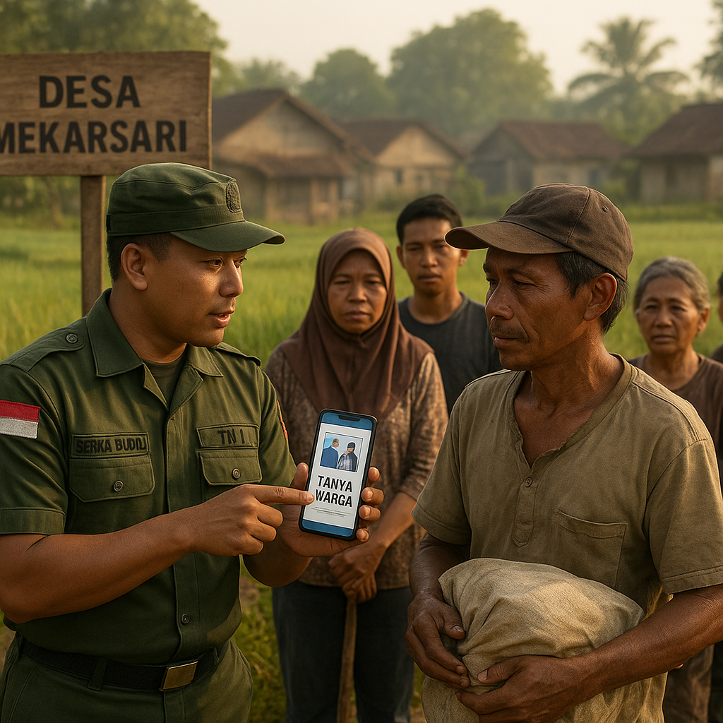 Pertanyaan Warga: Bagaimana Cara Mendapatkan Bantuan Pupuk Subsidi? Ini Penjelasan TNI