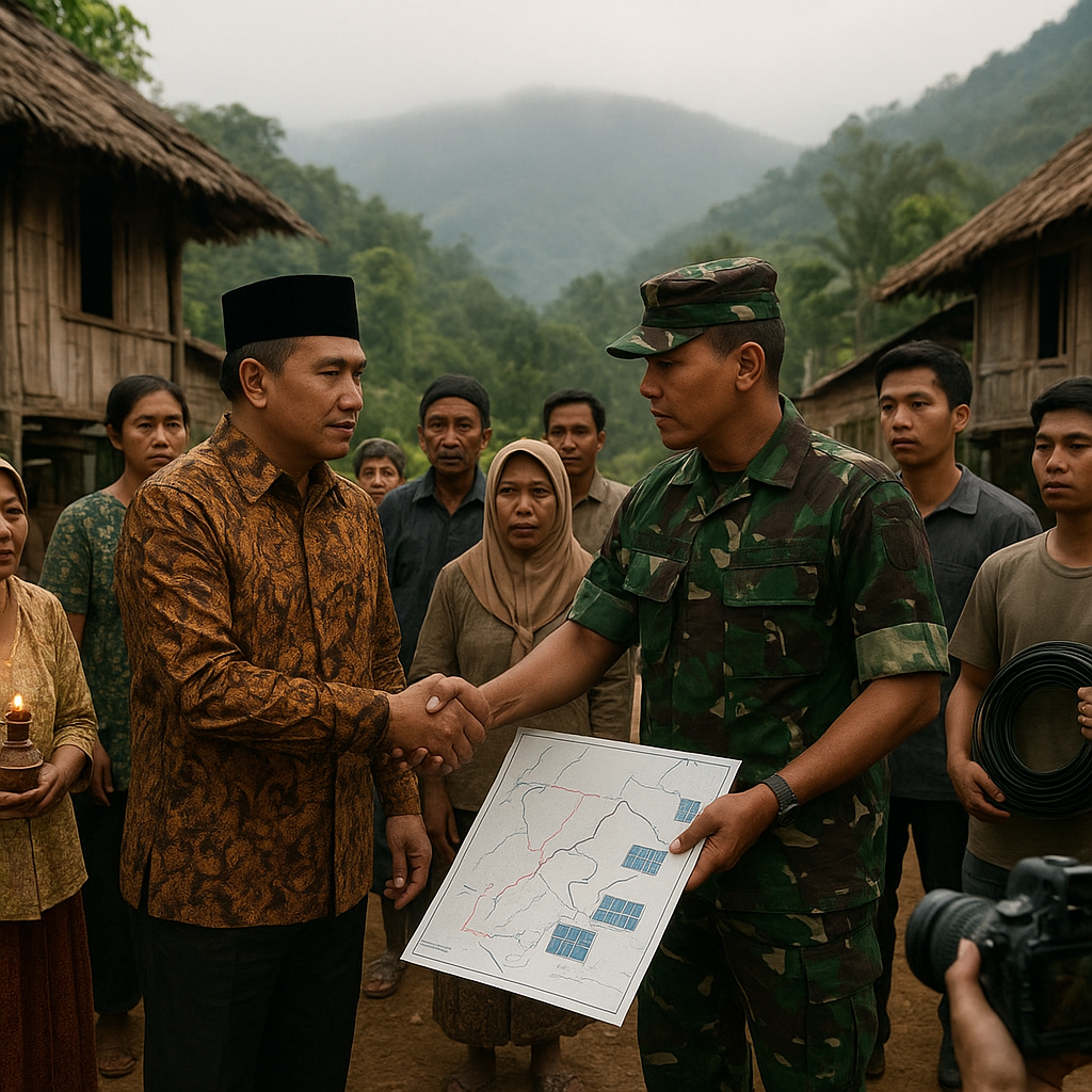Bupati dan Dandim Janjikan Percepatan Listrik untuk Tiga Desa Terisolir