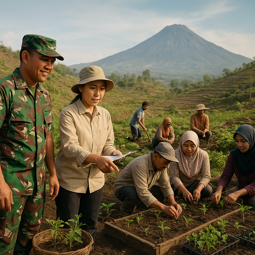 Warga Lereng Merapi Diajak Manfaatkan Lahan Tidur untuk Ketahanan Pangan