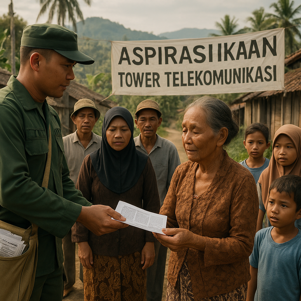 Aspirasi Warga: Akses Internet Masih Nol di Desa Tertinggal Jember, Babinsa Jadi Kurir Berita
