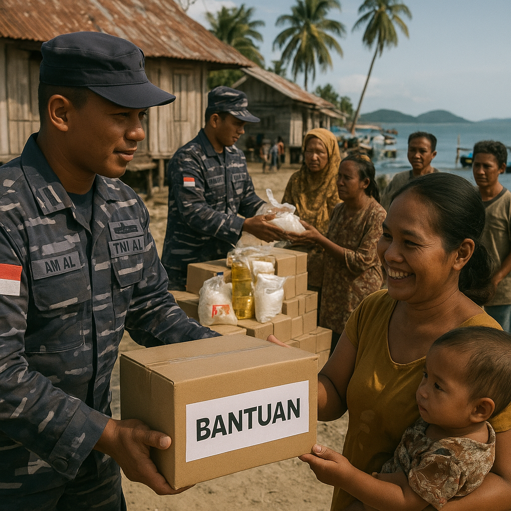 Pemerintah Salurkan Bantuan Pangan ke 5.000 Keluarga di Pulau Terdepan Natuna