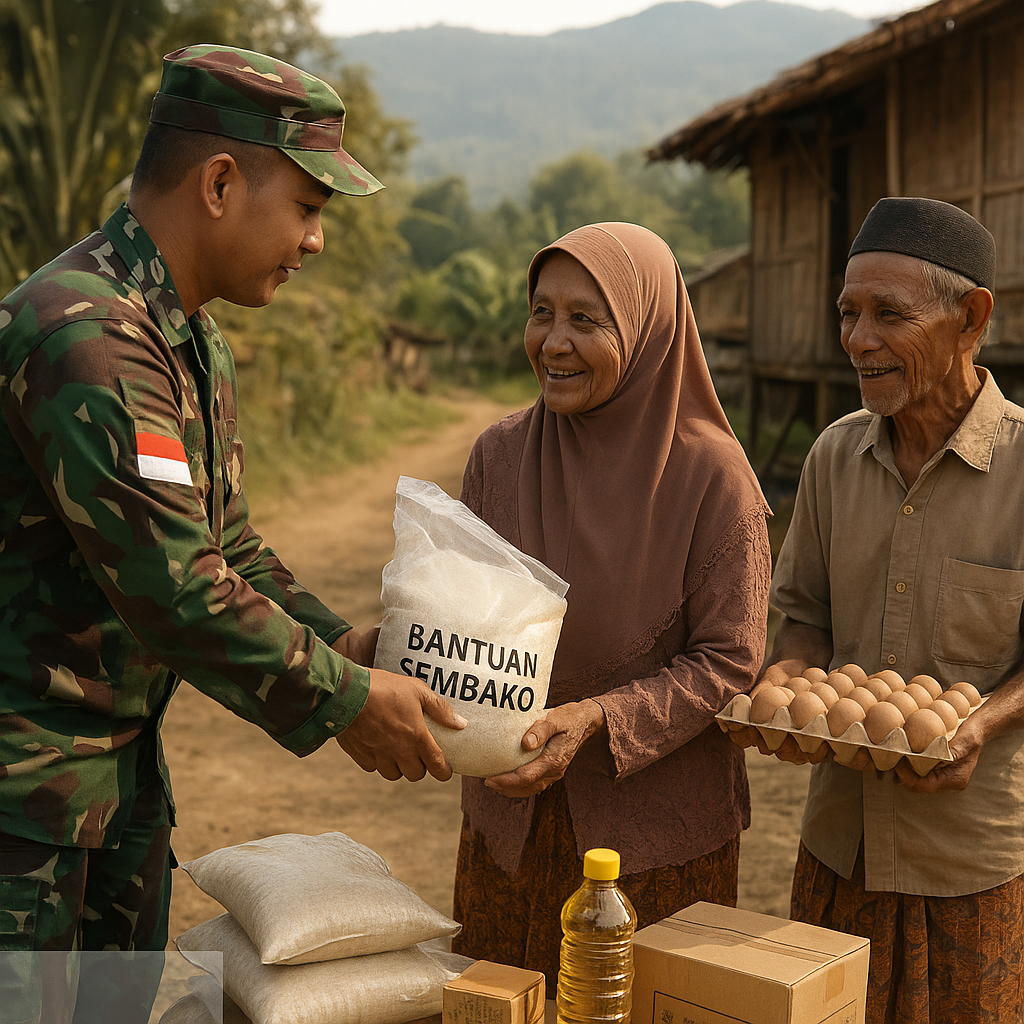 Bantuan Sembako untuk Lansia di Pelosok Aceh Tengah