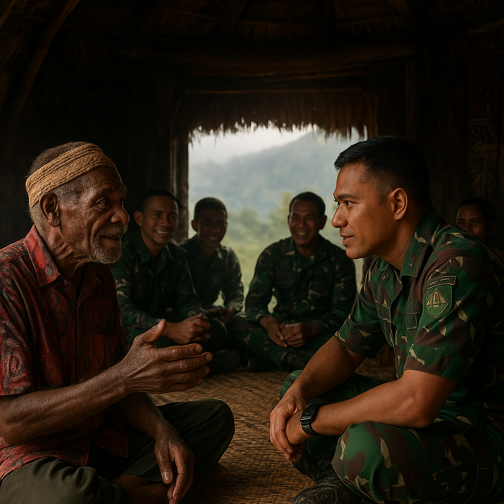 Duduk Bersama di Honai Karubaga: Saat TNI Jadi Pendengar Setia Warga Papua