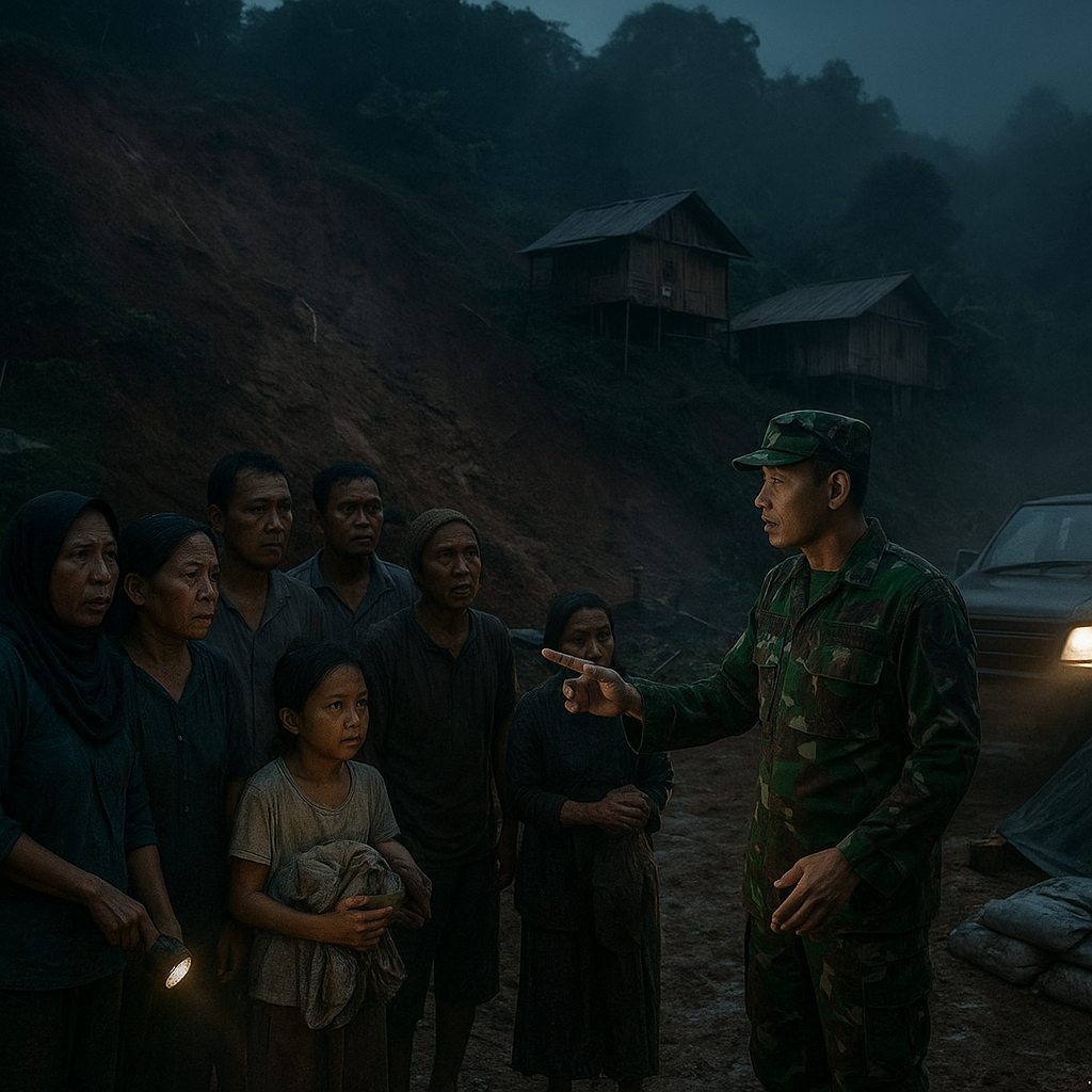Dihantui Longsor, Warga Desa Cibodas Minta TNI Bantu Relokasi