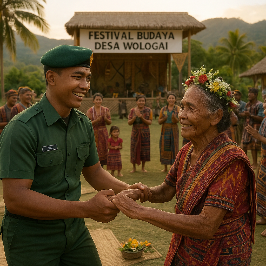 Festival Budaya Desa: TNI Dukung Pelestarian Tarian Adat di Flores